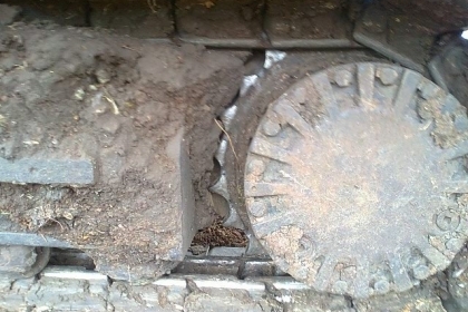 แบคโฮCAT 320D กระบอกดำ ใช้งาน1หมื่นช.มเศษ รถทำงานอยู่