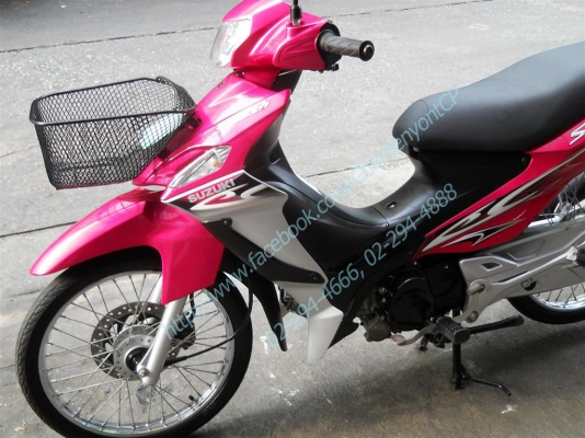 SUZUKI NEW SMASH ปี 2012 สีชมพูหายาก รถสวยสภาพดีพร้อมใช้งาน