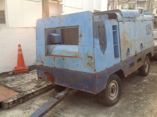 ขายAirman PDS655 cfmเครื่อง EM100 ไดสตาร์ทกับสวิตซ์กุญแจเสีย ขายตามสภาพ