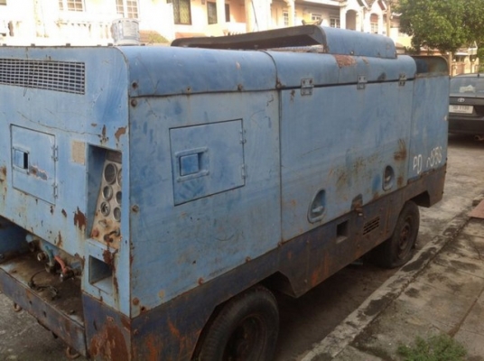 ขายAirman PDS655 cfmเครื่อง EM100 ไดสตาร์ทกับสวิตซ์กุญแจเสีย ขายตามสภาพ