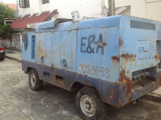 ขายAirman PDS655 cfmเครื่อง EM100 ไดสตาร์ทกับสวิตซ์กุญแจเสีย ขายตามสภาพ