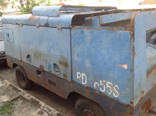 ขายAirman PDS655 cfmเครื่อง EM100 ไดสตาร์ทกับสวิตซ์กุญแจเสีย ขายตามสภาพ