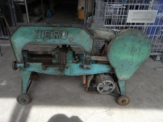 ขายแท่นเลื่อยตัดเหล็ก HERO สภาพดี พร้อมใช้งาน