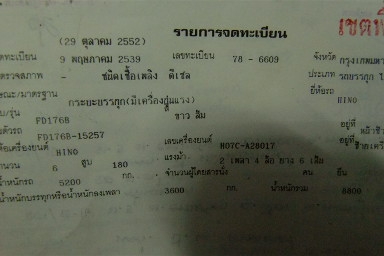 ขาย รถบรรทุกHENO FD ติดเครน ทาดาโน่ 30 V 185 แรงม้า รถเดิมเดิมไม่ได้ตบแต่ง สภาบพร้อมใช้งานมากมาก