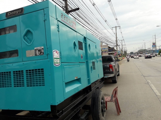 Generator Denyo 220 kVA เครื่องปั่นไฟ เครื่องกำเนิดไฟฟ้า 220 kVA Generator Denyo 220 kVA เครื่องปั่นไฟ เครื่องกำเนิดไฟฟ้า 220 kVA