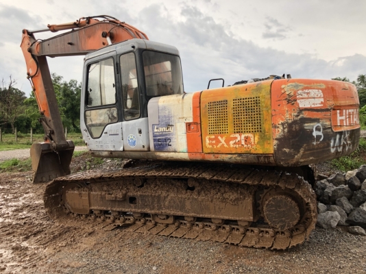 ขายรถแบคโฮ HITACHI EX200-2 เอกสารทะเบียน