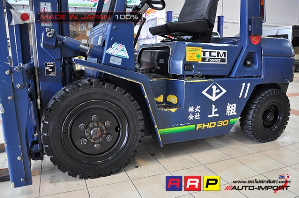 ขายรถโฟล์คลิฟท์มือสอง TCM รุ่น FHD30Z-14J01152 นำเข้าจากประเทศญี่ปุ่น 100\% ไม่เคยใช้งานในไทย ขายรถโฟล์คลิฟท์มือสอง TCM รุ่น FHD30Z-14J01152 นำเข้าจากประเทศญี่ปุ่น 100\% ไม่เคยใช้งานในไทย