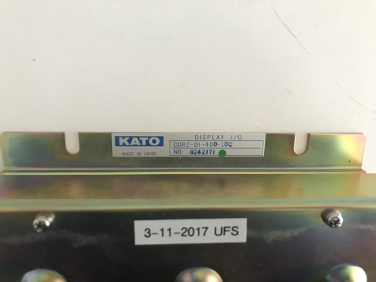 Display I/O ของ KATO KR 25H-V เป็นของแท้และของใหม่ Display I/O ของ KATO KR 25H-V เป็นของแท้และของใหม่