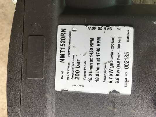 ขายปั้มเเรงดันสูง 200 bar