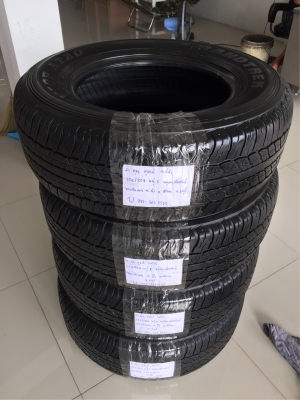 ยาง Dunlop 265 65 17 กลางปี17 ดอกเต็ม เนื้อนิ่มๆ ใช้ยาว ราคาไม่แพง