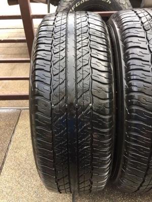 ยาง Dunlop 265 65 17 กลางปี17 ดอกเต็ม เนื้อนิ่มๆ ใช้ยาว ราคาไม่แพง
