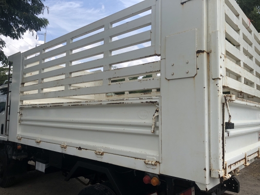 ขายNQR175ยูโร3ปี56 ไมล์น้อย13,600กิโล กระบะดั้มสามมิตร รั้ว6ไม้ รถสวยจัด