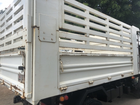 ขายNQR175ยูโร3ปี56 ไมล์น้อย13,600กิโล กระบะดั้มสามมิตร รั้ว6ไม้ รถสวยจัด