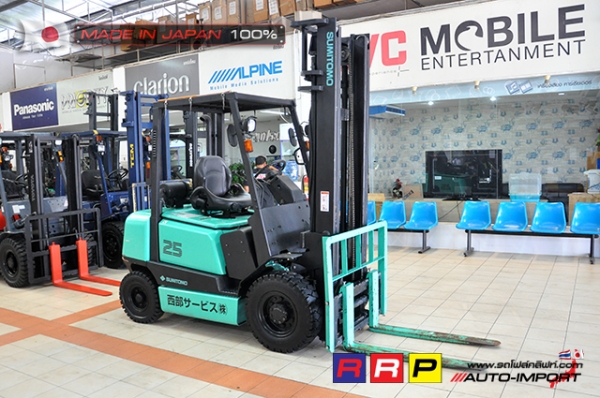 ขายรถโฟล์คลิฟท์มือสอง SUMITOMO รุ่น FD25PVIIHA-D2J-01006 นำเข้าจากประเทศญี่ปุ่น 100\% ไม่เคยใช้งานในไทย ขายรถโฟล์คลิฟท์มือสอง SUMITOMO รุ่น FD25PVIIHA-D2J-01006 นำเข้าจากประเทศญี่ปุ่น 100\% ไม่เคยใช้งานในไทย