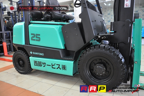 ขายรถโฟล์คลิฟท์มือสอง SUMITOMO รุ่น FD25PVIIHA-D2J-01006 นำเข้าจากประเทศญี่ปุ่น 100\% ไม่เคยใช้งานในไทย ขายรถโฟล์คลิฟท์มือสอง SUMITOMO รุ่น FD25PVIIHA-D2J-01006 นำเข้าจากประเทศญี่ปุ่น 100\% ไม่เคยใช้งานในไทย