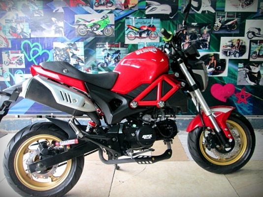 Gpx demon 125 สีแดง สีขายดี รถบ้านฟรีโอน 28900