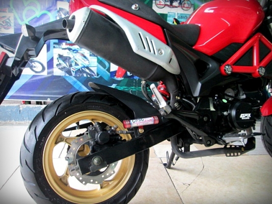 Gpx demon 125 สีแดง สีขายดี รถบ้านฟรีโอน 28900