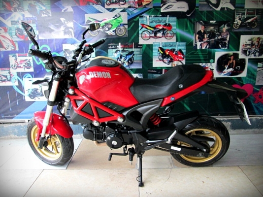 Gpx demon 125 สีแดง สีขายดี รถบ้านฟรีโอน 28900