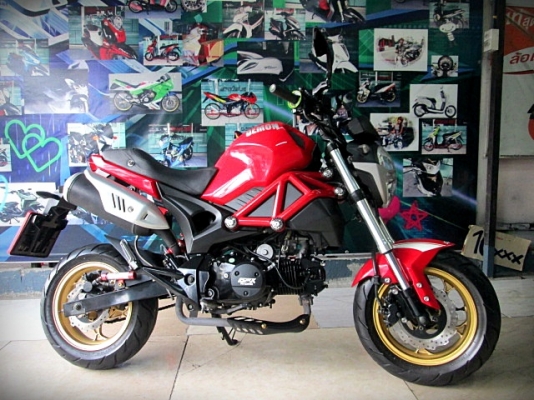 Gpx demon 125 สีแดง สีขายดี รถบ้านฟรีโอน 28900