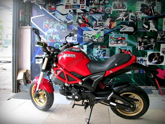 Gpx demon 125 สีแดง สีขายดี รถบ้านฟรีโอน 28900