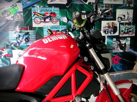 Gpx demon 125 สีแดง สีขายดี รถบ้านฟรีโอน 28900