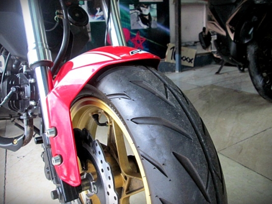 Gpx demon 125 สีแดง สีขายดี รถบ้านฟรีโอน 28900