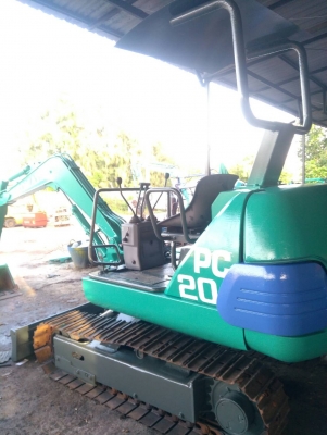 รถแบคโฮ KOMATSU PC20 รุ่น 7 รถเก่านอกนำเข้า ยังไม่เคยใช้งานในไทย ชั่วโมงการทำงาน 2000+ ชั่วโมง เครื่องดี ปั๊มแรง โซ่หนา เอวแน่น สภาพดี พร้อมใช้งาน มีเอกสารใบอินวอยซ์ มี VDO การทำงานให้ชม