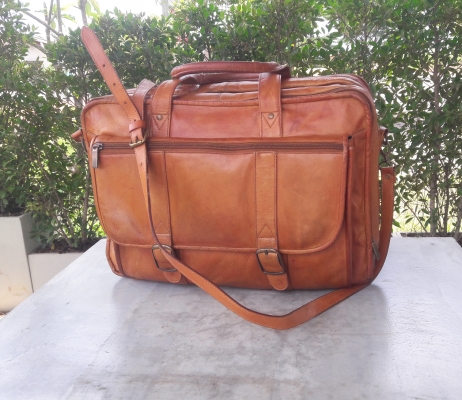 หนังแท้ใส่ laptop เอกสาร