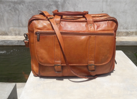 หนังแท้ใส่ laptop เอกสาร