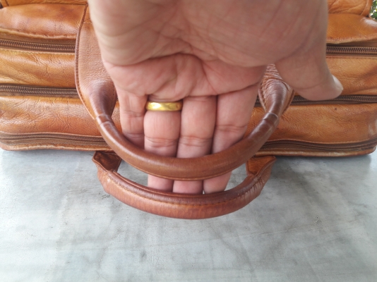 หนังแท้ใส่ laptop เอกสาร