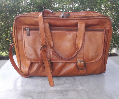 หนังแท้ใส่ laptop เอกสาร