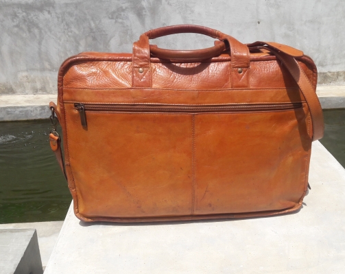 หนังแท้ใส่ laptop เอกสาร