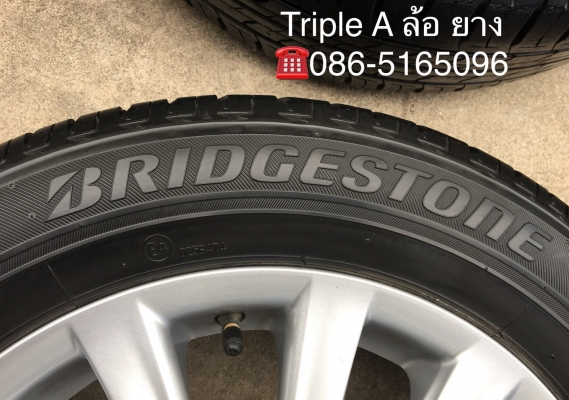 ล้อแม็ก Toyota Vios รุ่น 12ก้าน ขอบ 15  พร้อมยาง 185-60-15  ฺBridgestone ปลายปี 13