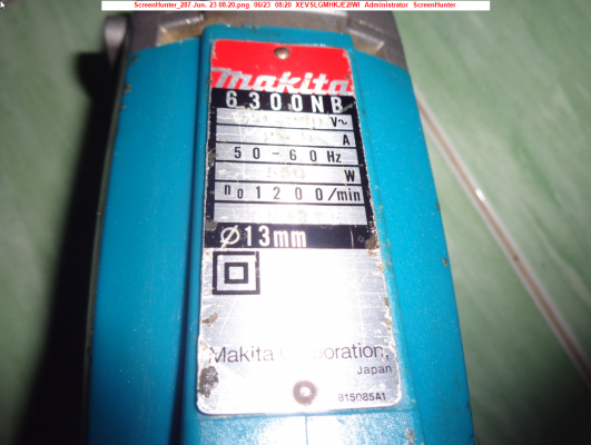 ขายสว่านไฟฟ้า 13mm.(1/2&quot;) MAKITA 6300NB