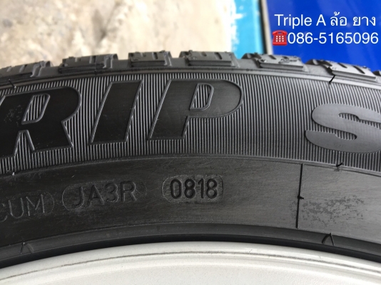 ล้อแม็กป้ายแดง Ford Everest ขอบ20 พร้อมยางป้ายแดง 265-50-20 Goodyear ปี 18 ตุ่มเส้นสีชัดเจน