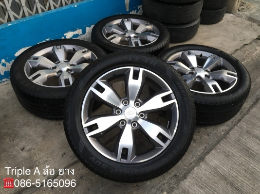 ล้อแม็ก Ford Everest ขอบ20 พร้อมยาง 265-50-20 Goodyear ปี 17