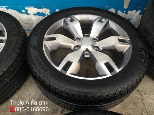 ล้อแม็ก Ford Everest ขอบ20 พร้อมยาง 265-50-20 Goodyear ปี 17