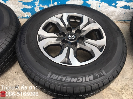 ล้อแม็ก Mazda BT50 Pro ขอบ17 หน้าเงา พร้อมยาง 265-65-17 Michelin ปลายปี17