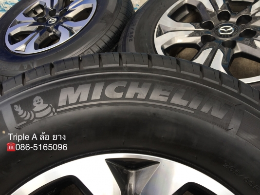 ล้อแม็ก Mazda BT50 Pro ขอบ17 หน้าเงา พร้อมยาง 265-65-17 Michelin ปลายปี17
