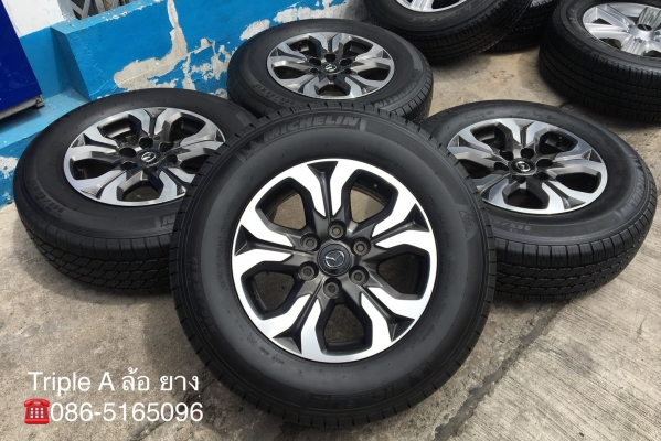 ล้อแม็ก Mazda BT50 Pro ขอบ17 หน้าเงา พร้อมยาง 265-65-17 Michelin ปลายปี17