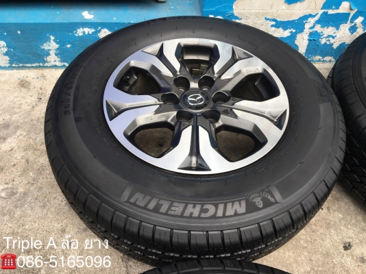 ล้อแม็ก Mazda BT50 Pro ขอบ17 หน้าเงา พร้อมยาง 265-65-17 Michelin ปลายปี17