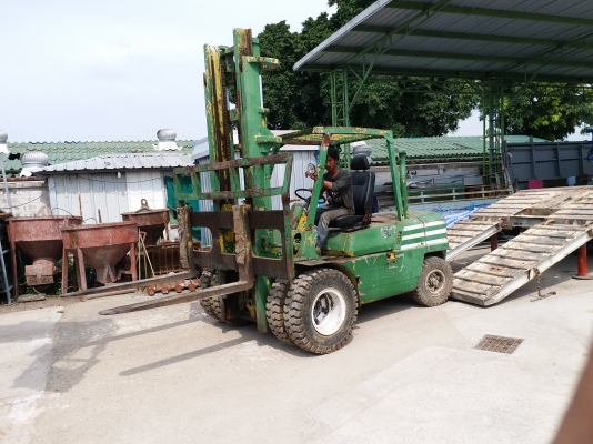 ขายรถ Forklift 5 ton MITSUBISHI FD50 หรือ แลกกับแบคโฮ PC30