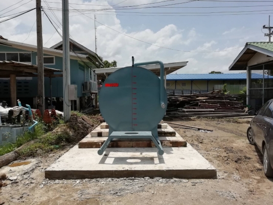 ถังน้ำมัน10000ลิตรเหล็กหนา3ม.ถังใหม่ผลิตเอง