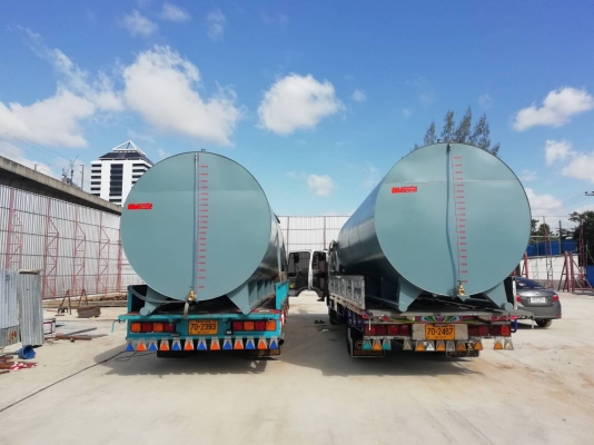 ถังน้ำ20000ลิตรเหล็กหนา3ม.พร้อมทาสีภายใน