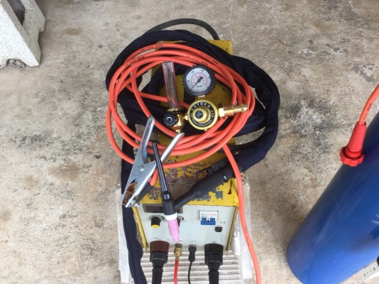 ขายตู้อาร์กอน 2 ระบบมือ2 เชื่อมสแตนเลสและเชื่อมธูปได้ ยี่ห้อ RILON รุ่น TIG300A พร้อมอุปกรณ์และถังอาร์กอนใหม่