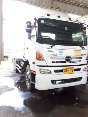 หัวลากHINO s500 FM1A 344 แรง ปี 56 ท่อS อ่างเนียม รถเดิมๆ มือเดียวออกป้ายแดง ยาง 80\% แถมประกันชั้น หัวลากHINO s500 FM1A 344 แรง ปี 56 ท่อS อ่างเนียม รถเดิมๆ มือเดียวออกป้ายแดง ยาง 80\% แถมประกันชั้น