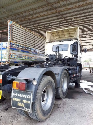 หัวลากHINO s500 FM1A 344 แรง ปี 56 ท่อS อ่างเนียม รถเดิมๆ มือเดียวออกป้ายแดง ยาง 80\% แถมประกันชั้น 