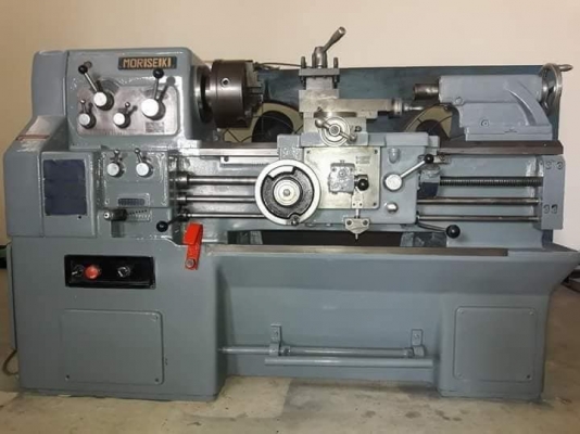 ขายเครื่องกลึงญี่ปุ่นMoriseiki 4.5 f  มีมี่จับ สามขา พร้อมใช้ครับ