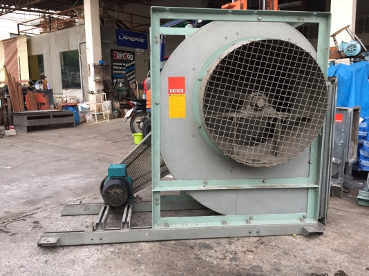 ขายพัดลมโบวเวอร์ดูด-เป่าอากาศ Kruger 4HP. 380V โครงสร้างแข็งแรง รุ่นใบใหญ่มาก สภาพสวยใหม่มาก หมุนนิ่ม ลมแรง พร้อมใช้งาน