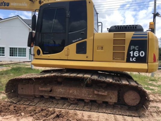 ขาย 1,250,000 บาท KOMATSU PC160-8 ทำงาน 13,XXX ชม เครื่องดี ปั้มแรง โช่หนา เอวแน่น เอกสารเล่มทะเบียน  รถอยู่ โคราช โทร 0610710295